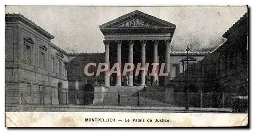 Cartes postales Montpellier Le palais de justice