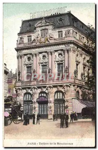 Paris Cartes postales Theatre de la Renaissance