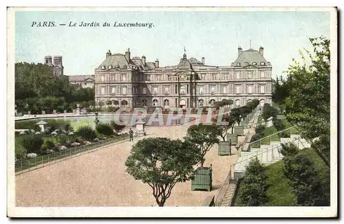 Paris Cartes postales Jardin du Lxuembourg