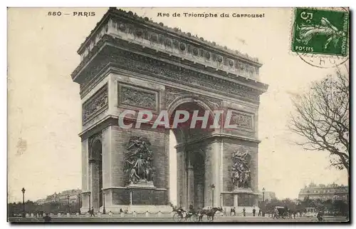 Paris Cartes postales Arc de triomphe du carrousel