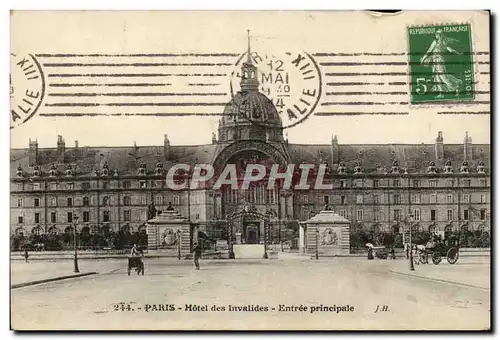 Paris Cartes postales Hotel des Invalides Entree principale