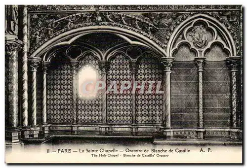 Paris Ansichtskarte AK La Sainte Chapelle oratoire de Blanche de CAstille