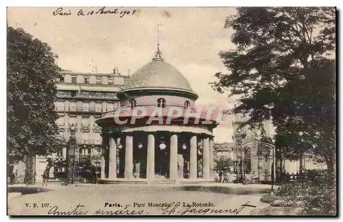 Paris Ansichtskarte AK Parc Monceau la rotonde