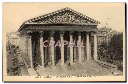 Paris Cartes postales L&#39eglise de la Madeleine