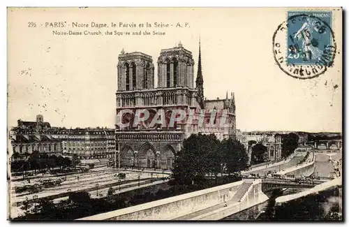 Paris Cartes postales Notre Dame et la Seine