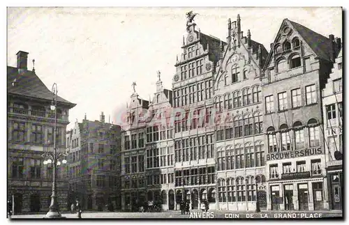 Ansichtskarte AK Anvers Coin de la grand place