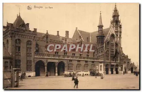 Belgique Bruges La gare
