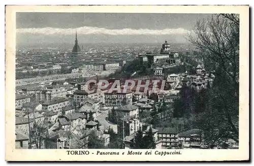 Italie Italia Torino Panorama e Monte dei CAppucin