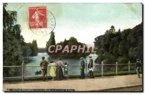 Paris Cartes postales Bois de Boulogne Vue de l&#39avenue de Passy