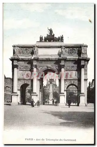 Paris Cartes postales Arc de triomphe du Carrousel