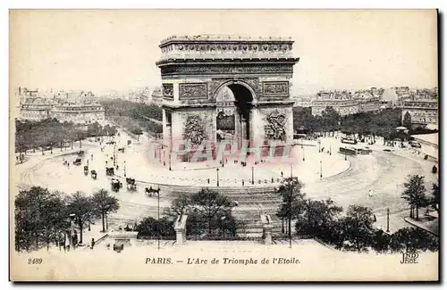 Paris Cartes postales Arc de triomphe de L&#39Etoile