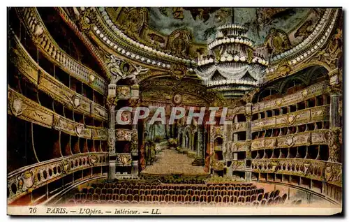 Paris Cartes postales L&#39Opera Interieur