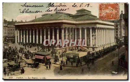 Paris Cartes postales La Bourse