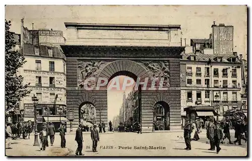 Paris Cartes postales Porte Saint Martin