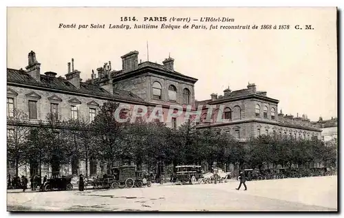 Paris Cartes postales Hotel Dieu Saint Landry