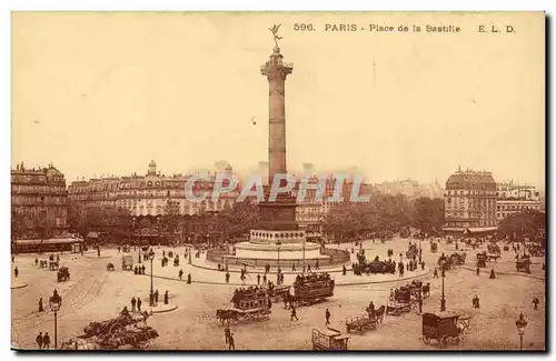 Paris Cartes postales Place de la Bastille