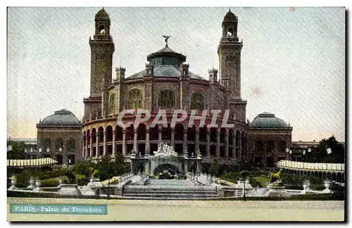 Paris Cartes postales Palais du Trocadero