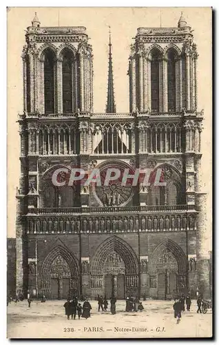 Paris Cartes postales Notre Dame