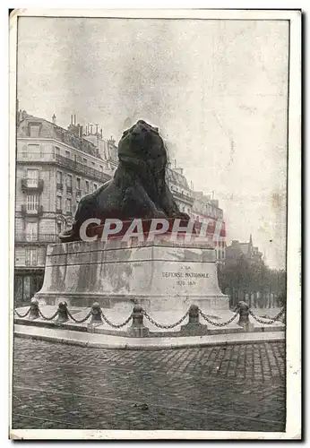 Paris Cartes postales Le lion de Belfort