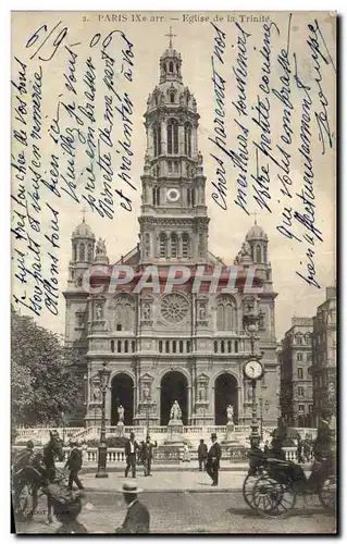 Paris Ansichtskarte AK Eglise de la Trinite