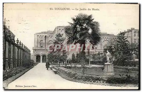 Cartes postales Toulouse Le jardin du musee