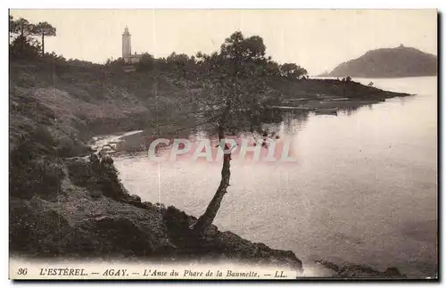 Cartes postales L'Esterel L'anse du phare de la Baumette ( lighthouse )