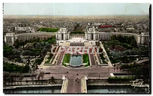 Moderne Karte Paris Palais de Chaillot