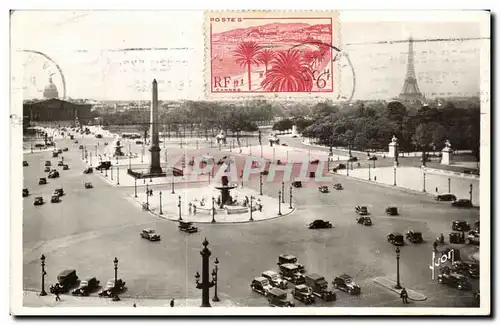 Ansichtskarte AK Paris Place de la Concorde ( tour Eiffel )