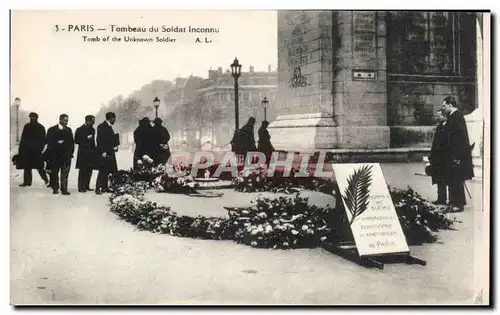 Paris Cartes postales Tombeau du soldat inconnu