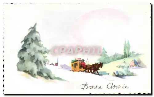 Cartes postales Fantaisie Bonne annee