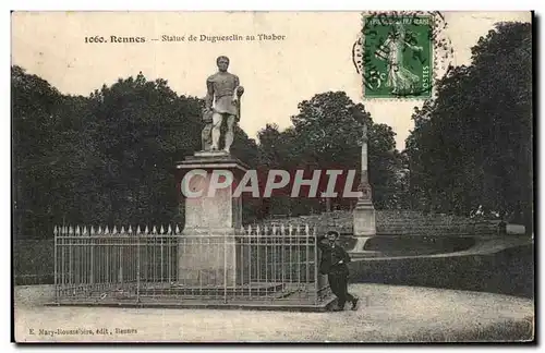 Rennes - Statue de Duguesclin au Thabor - Cartes postales