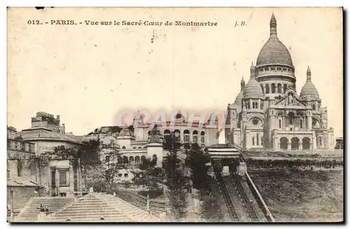 Paris - 18 - Vue sur le Sacrecoeur - Montmartre - 1908