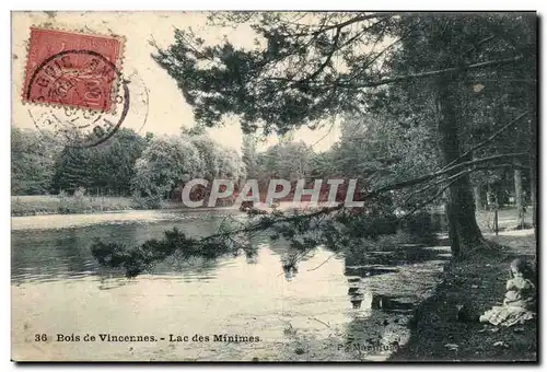 Paris - 12 - Bois de Vincennes - Lac des Minimes - Enfant - Cartes postales