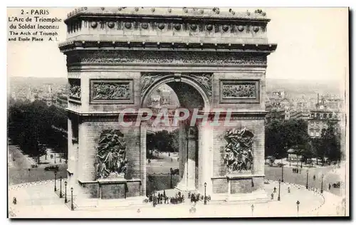 Paris - 8 - L&#39Arc de Triomphe - Cartes postales