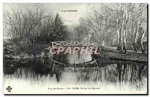 Riom - Le Lac du Square - Cartes postales