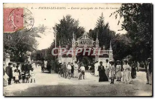 Fouras les Bains - Entree Principale du Parc du Casino - enfants - Cartes postales