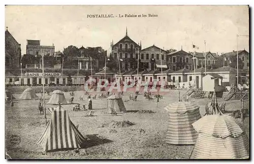 Pontaillac - La Falaise et les Bains - Cartes postales