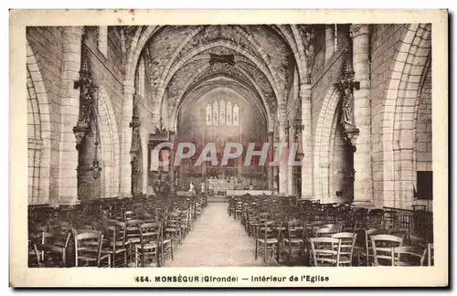 Montsegur - Interieur de l&#39Eglise - Cartes postales