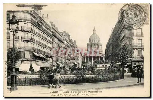 Paris - 5 - Le Pantheon - Rue Soufflot - Cartes postales