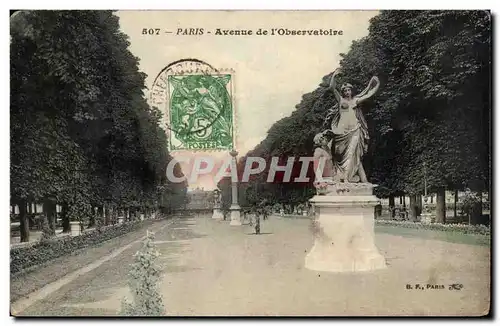 Paris - 14 - Avenue de l&#39Observatoire - Cartes postales