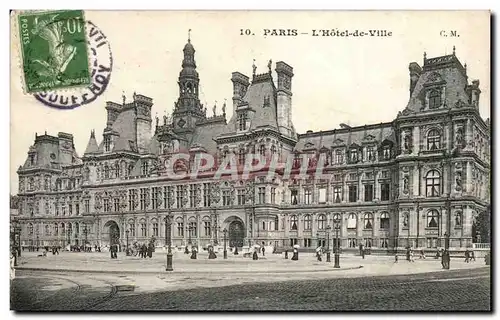 Paris - 4 - L&#39Hotel de Ville - Cartes postales