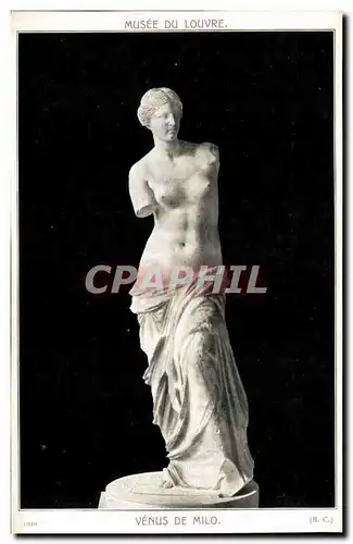 Paris - 1 - Musee du Louvre - Venus de Milo - Sculpture - Ansichtskarte AK
