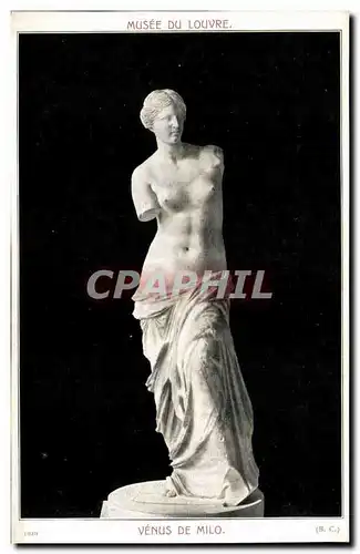 Paris - 1 - Musee du Louvre - Venus de Milo - Sculpture - Cartes postales