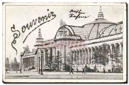 Paris - 8 - Souvenir - Grand Palais - Ansichtskarte AK