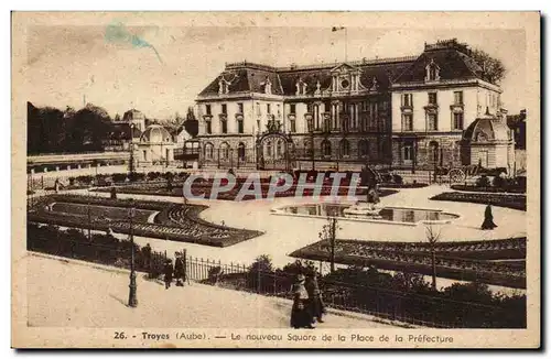 Troyes Ansichtskarte AK Le nouveau square de la place de la Prefecture