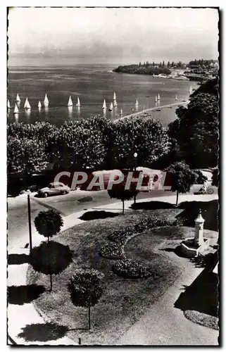 Cartes postales moderne Thonon La rade et la pointe de Ripaille