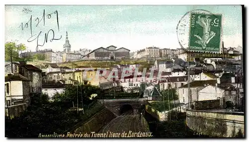 Cartes postales Angouleme Entree du tunnel ligne de Bordeaux