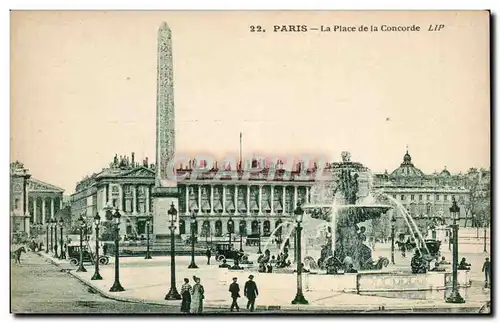 Paris - 8 - Place de la Concorde - Cartes postales