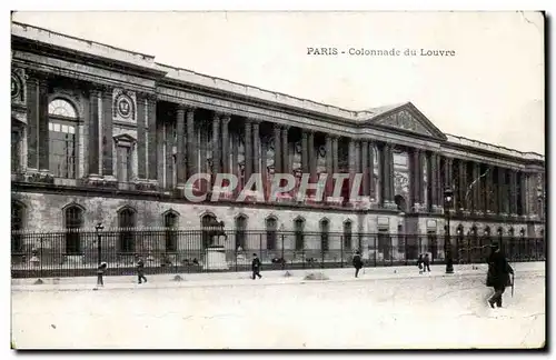 Paris - 1 - Colonnade du Louvre - Ansichtskarte AK