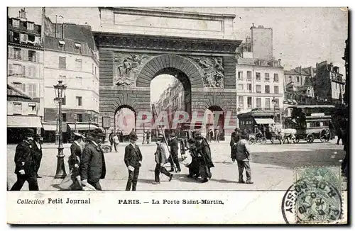 Paris - 10 - La Porte Saint Martin - Collection Petit Journal - Ansichtskarte AK